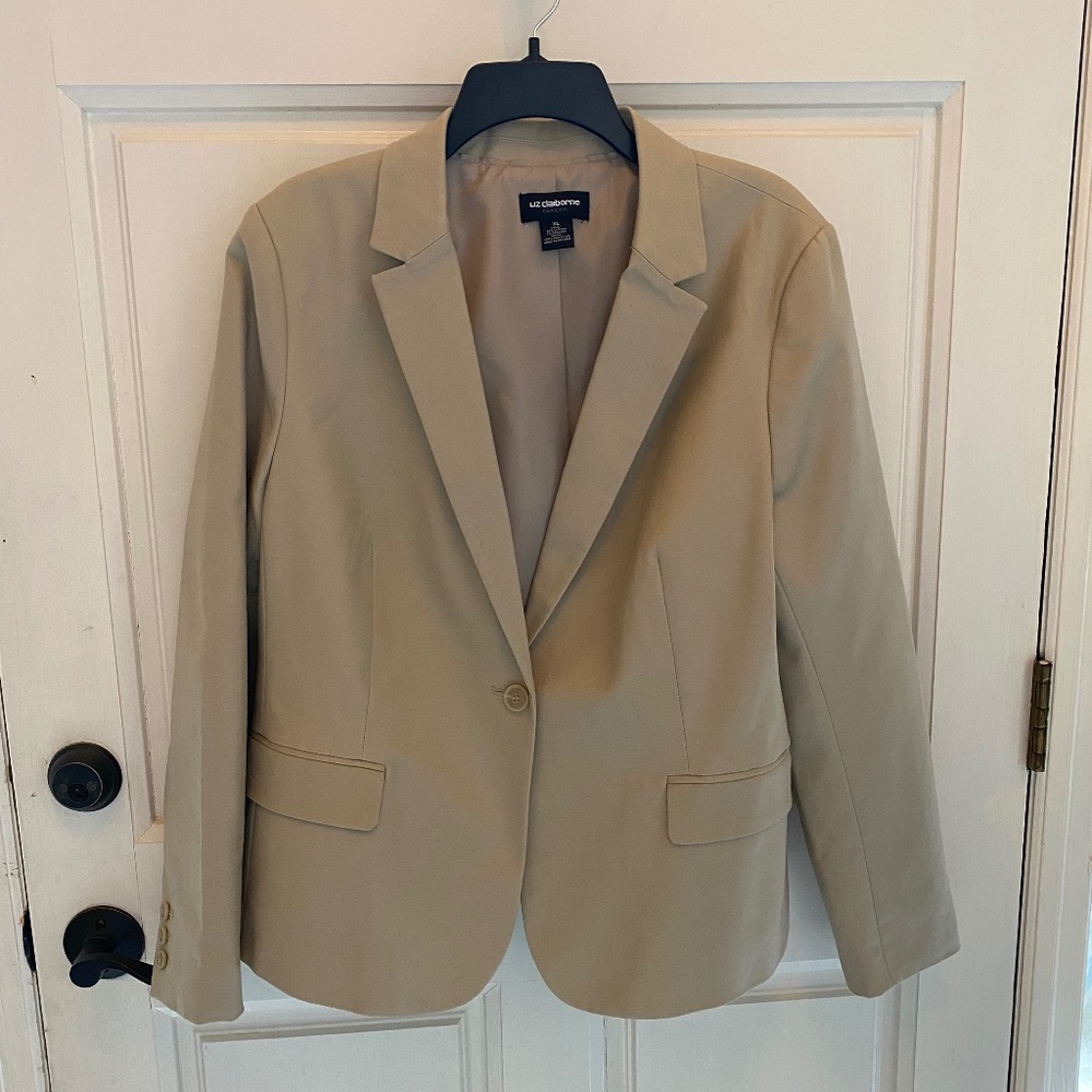 Liz Claiborne Khaki Blazer